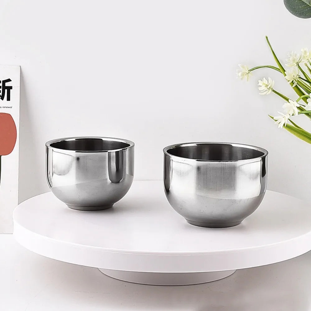 Stainless Steel Double-Wall Espresso Cups
