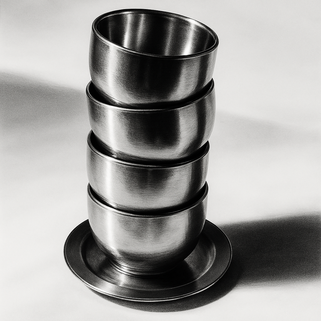 Stainless Steel Double-Wall Espresso Cups